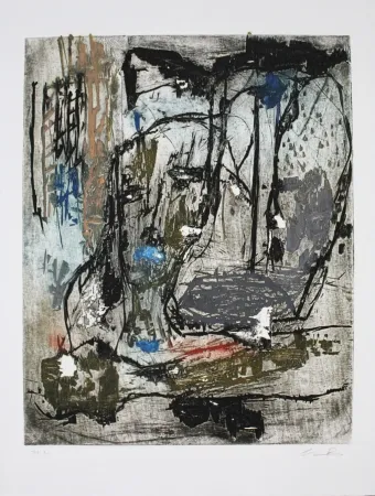 Água-Forte E Água-Tinta Bissière - Reveil à l'aube / Dawn Awakening