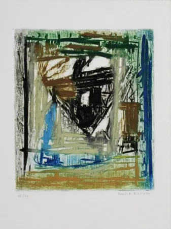 Água-Forte E Água-Tinta Bissière - Tête noire