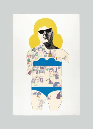 Serigrafia Blake - Tatooed lady