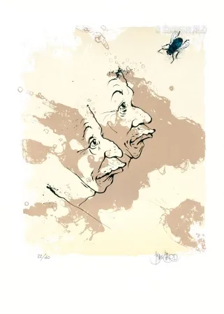 Litografia Blanchard - La Mouche