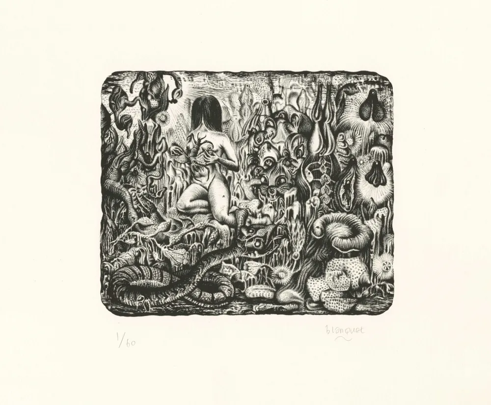 Litografia Blanquet - Majesté Furtive