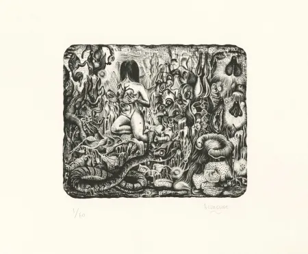 Litografia Blanquet - Majesté Furtive