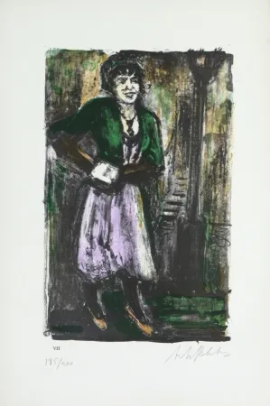 Litografia Blatas - 	L'opera Des Gueux The Beggers Opera plate VII