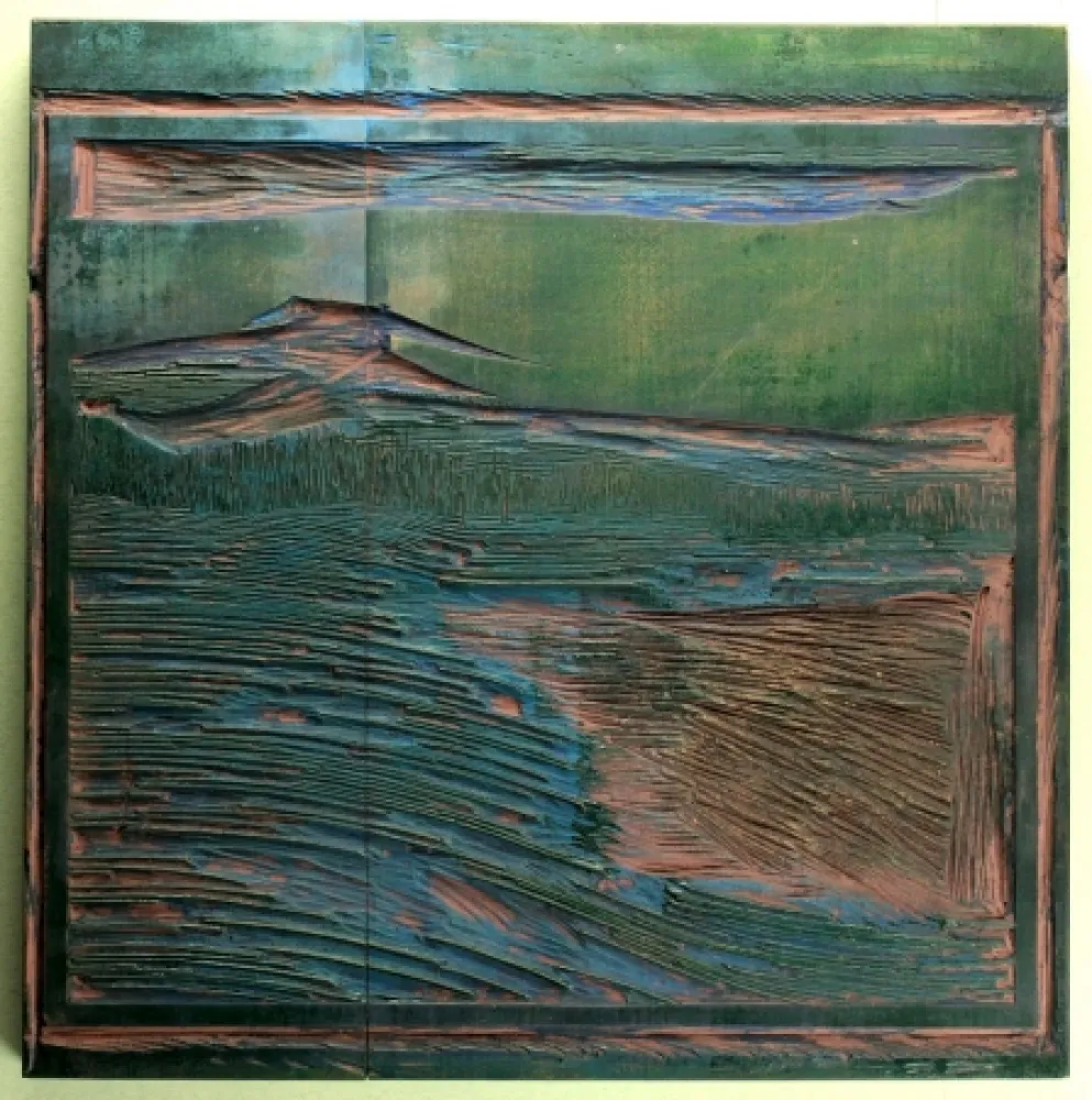 Xilogravura Blauensteiner - Landschaft (Landscape)