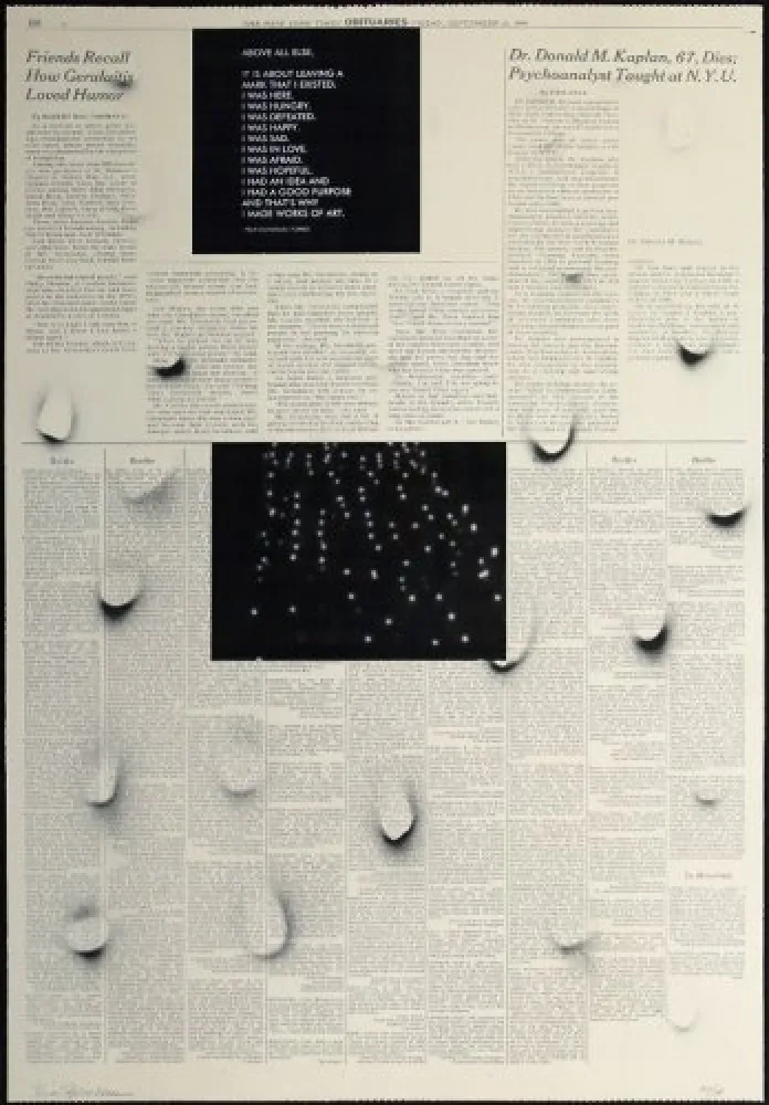 Litografia Bleckner - September 23rd bis (variant 3)