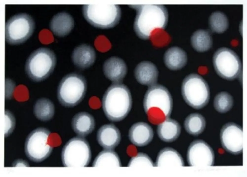 Serigrafia Bleckner - Untitled