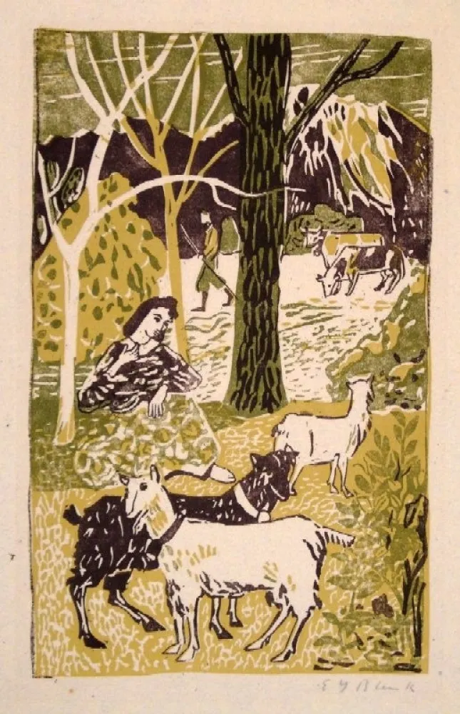 Xilogravura Blenk - Untitled