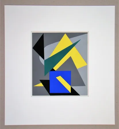 Estêncil Bloc - Composition abstrait