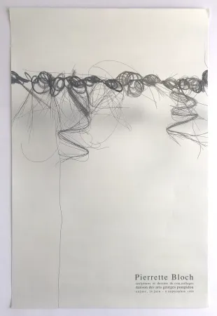 Cartaz Bloch -  Maison des arts Georges Pompidou / Carjac