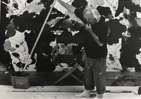 Fotografia Blum - Sam Francis in his studio