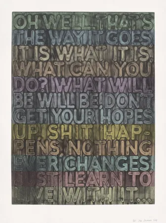 Serigrafia Bochner - Oh Well