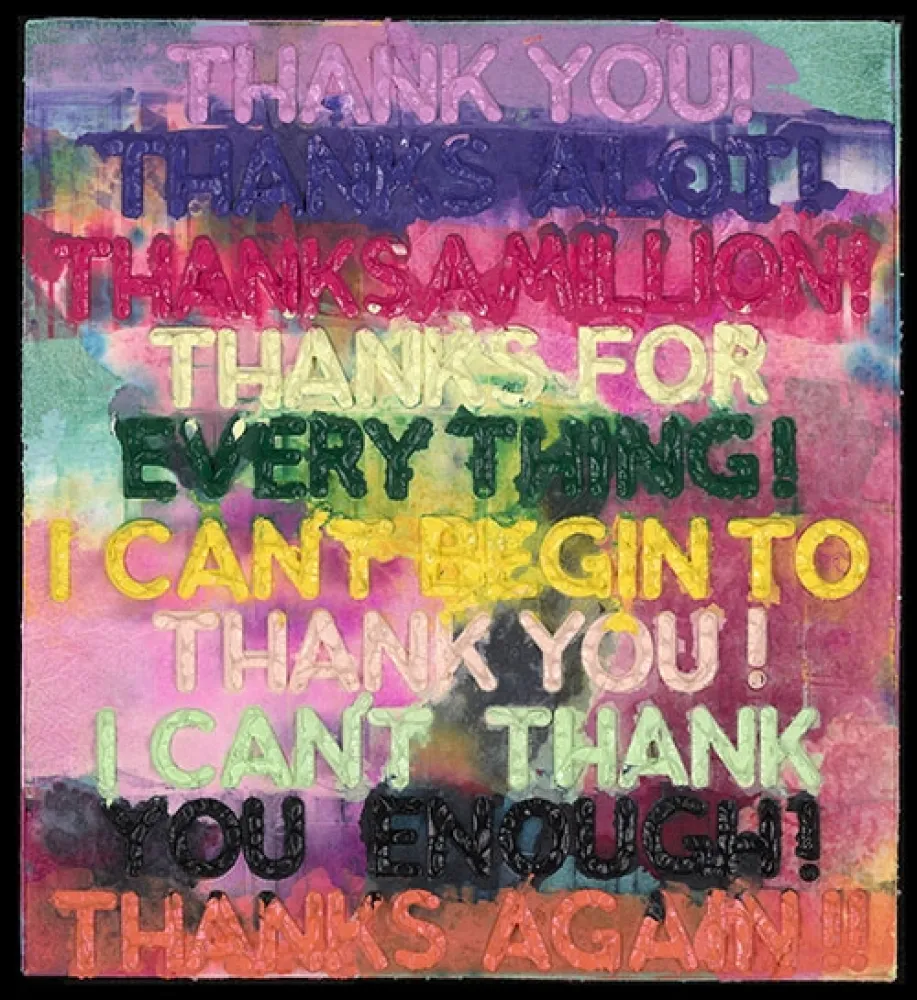 Monotipia Bochner - Thank You
