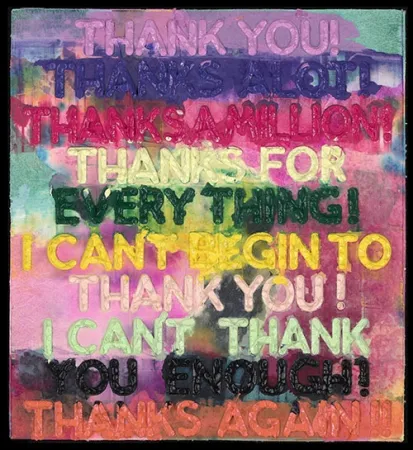Monotipia Bochner - Thank You