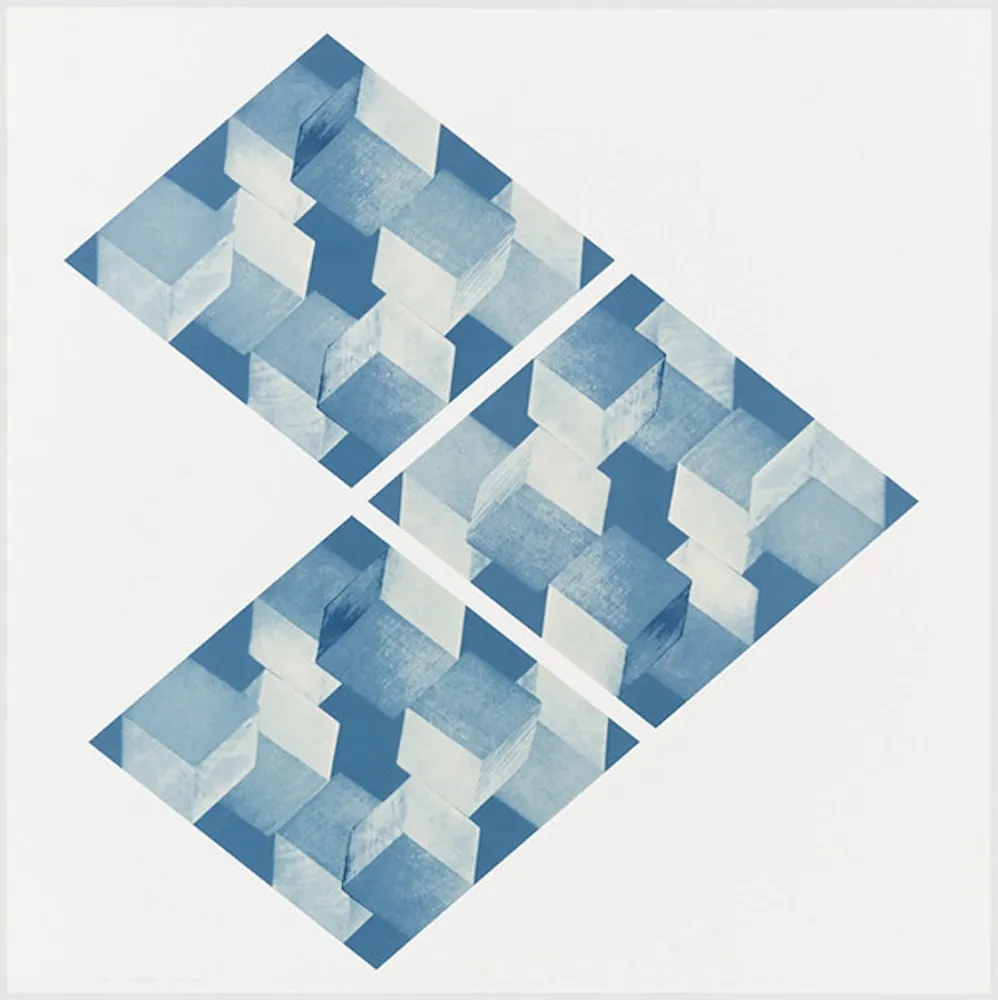 Serigrafia Bochner - Untitled (Four X Four X Four)