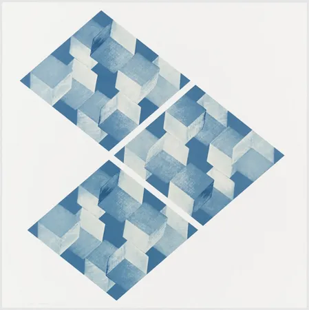 Serigrafia Bochner - Untitled (Four X Four X Four)