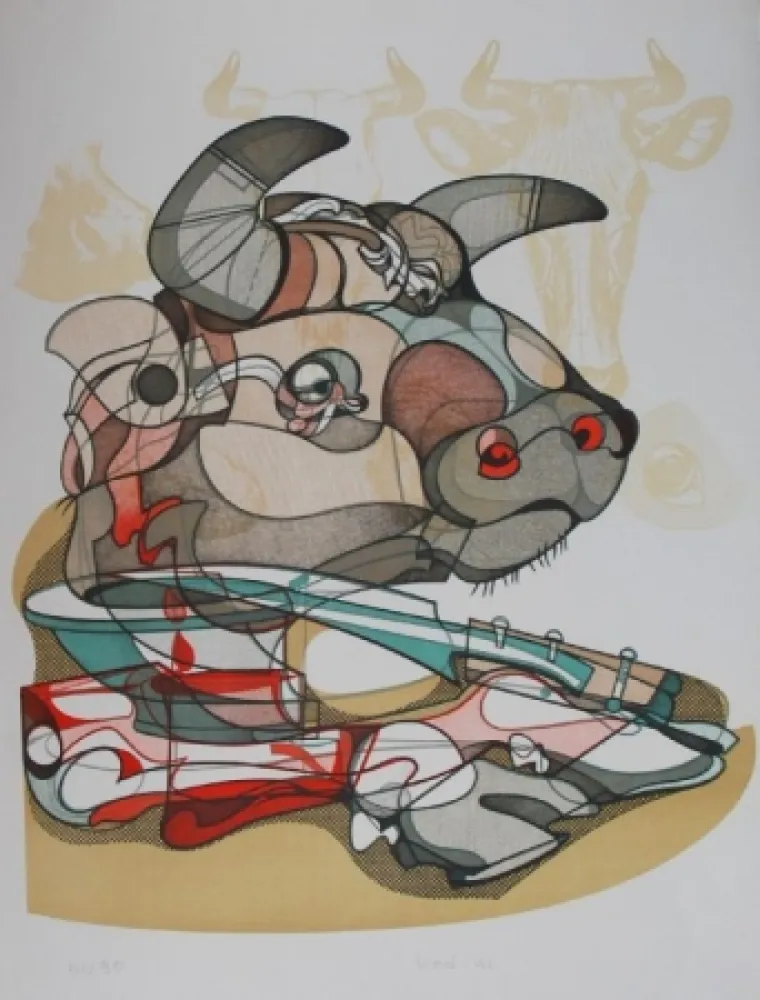 Litografia Bodini - Senza titolo