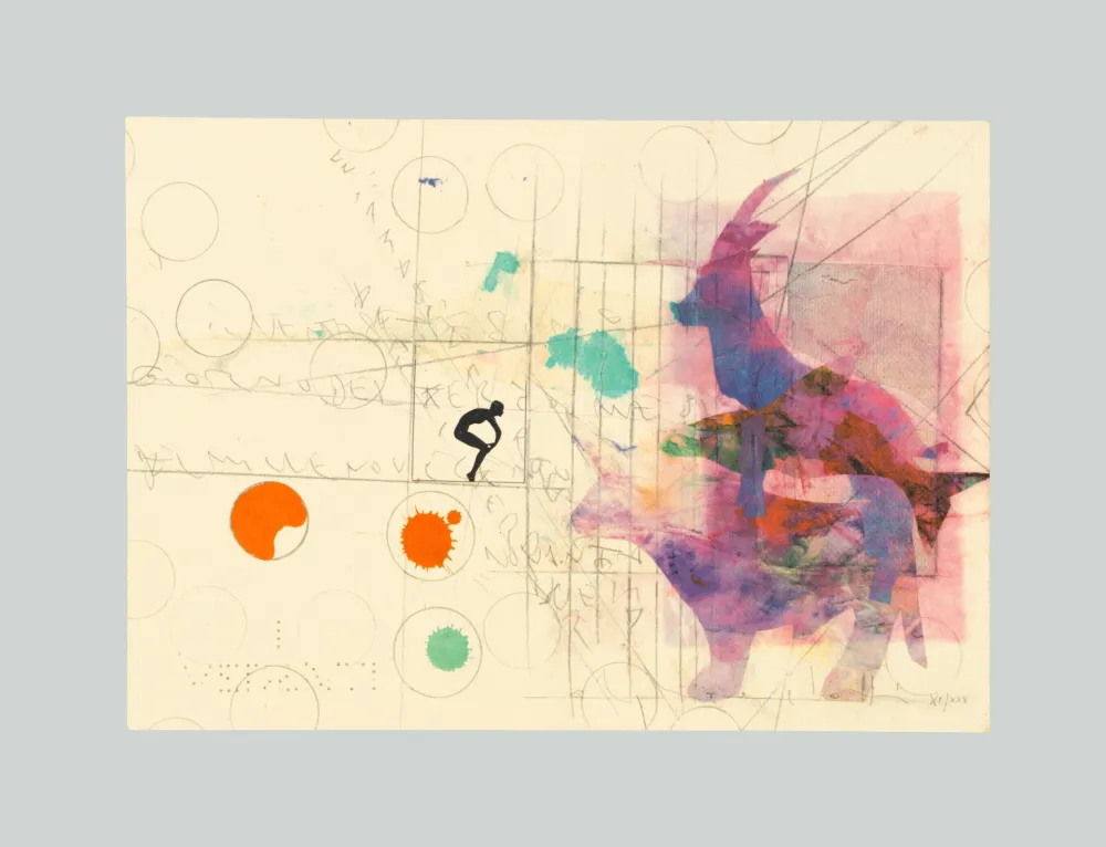 Litografia Boetti - Boetti A4