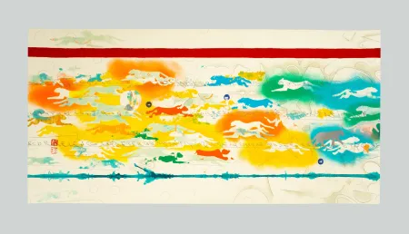 Serigrafia Boetti - Pantere