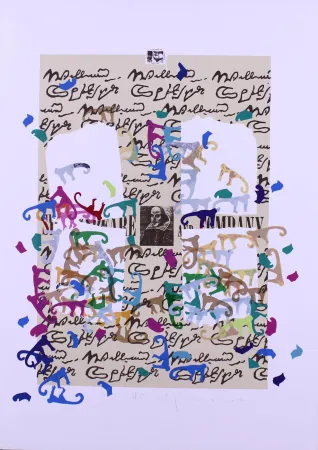 Litografia Boetti - SHAKESPEARE AND COMPANY