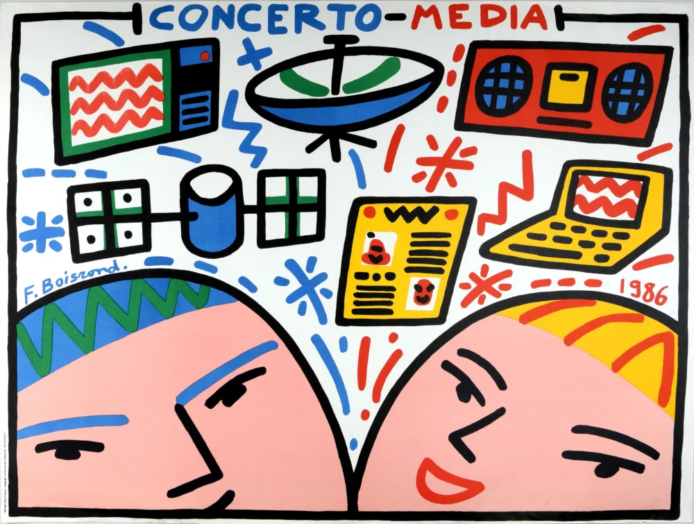Litografia Boisrond - Concerto Media, 1986