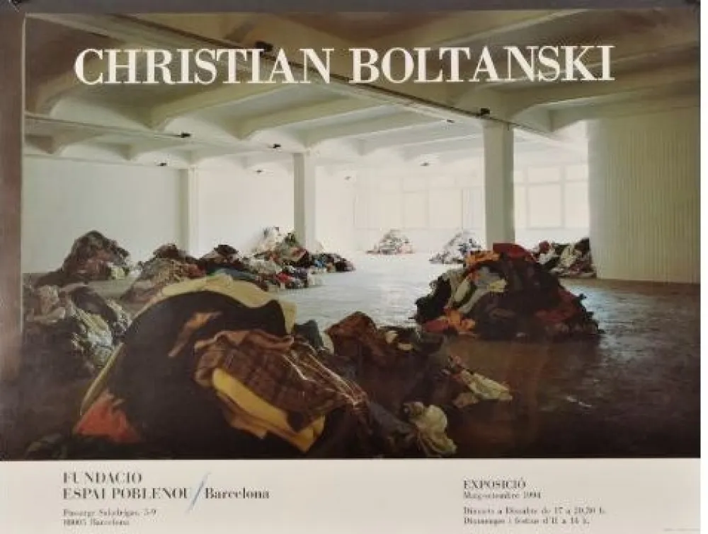 Cartaz Boltanski - Espai Poblenou