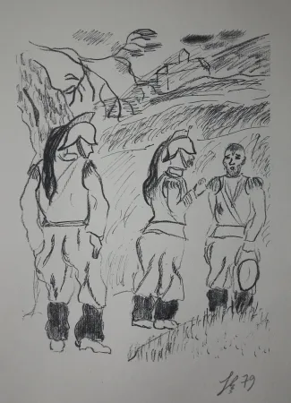 Gravura Bonabel - Louis-Ferdinand Céline - Gravure Originale - Voyage au Bout de la Nuit