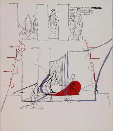 Litografia Bonalumi - Composizione