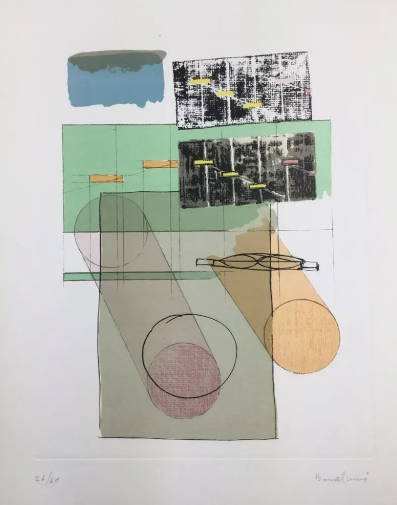 Litografia Bonalumi - La casa del vento