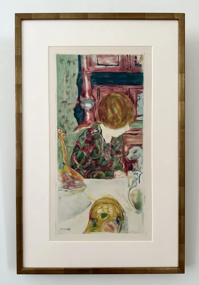 Água-Forte E Água-Tinta Bonnard -  La Femme au chien