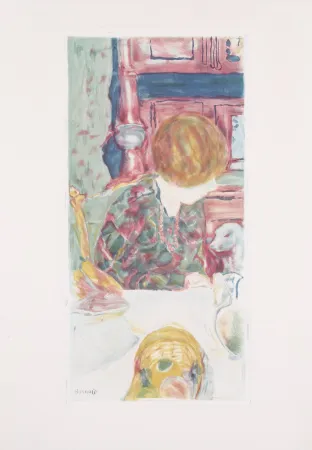 Água-Tinta Bonnard - La Femme au chien