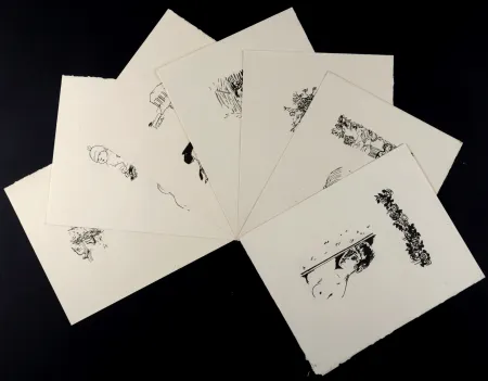 Xilogravura Bonnard - La Vie de Sainte Monique, Suite de bois non utilisés #II, 1930