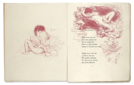 Livro Ilustrado Bonnard - Verlaine. PARALLÈLEMENT. 109 lithographies originales (Vollard 1900)
