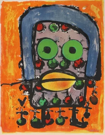 Litografia Bordas -  L'Homme