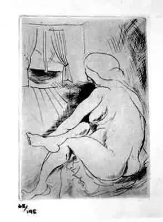 Água-Forte Bores - Desnudo