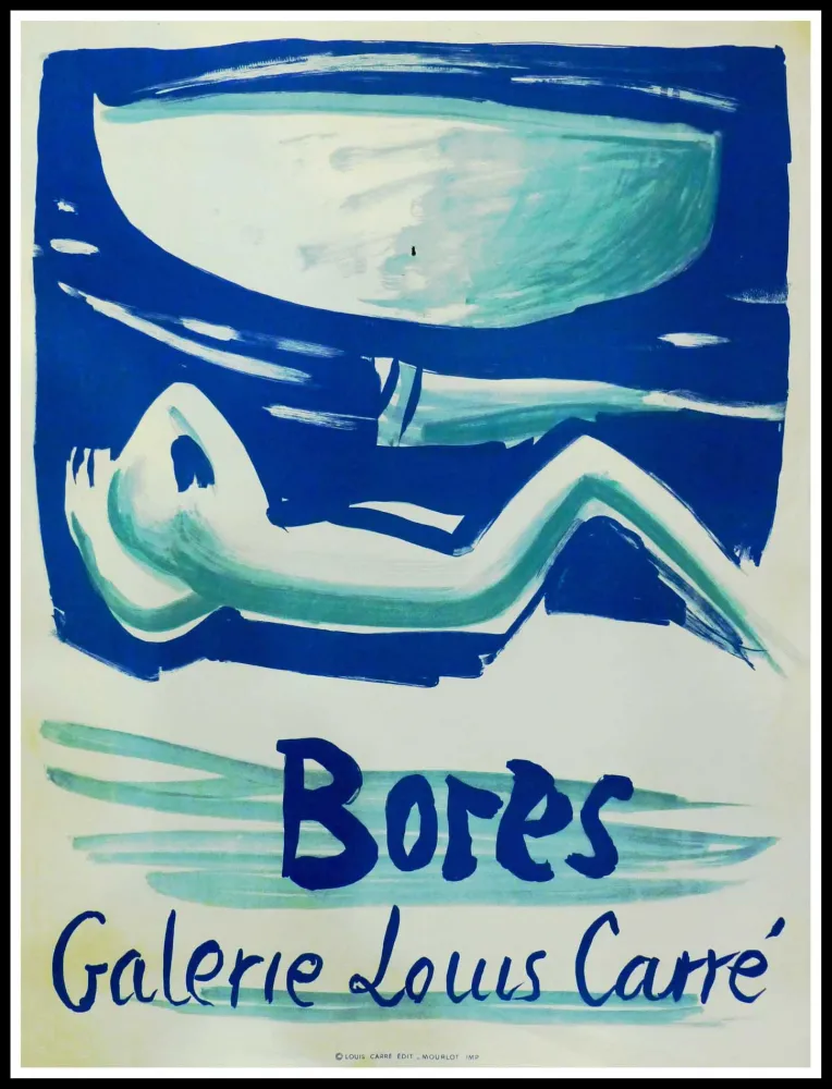 Cartaz Bores - FRANCISCO BORES - GALERIE LOUIS CARRÉ