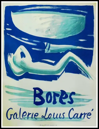 Cartaz Bores - FRANCISCO BORES - GALERIE LOUIS CARRÉ