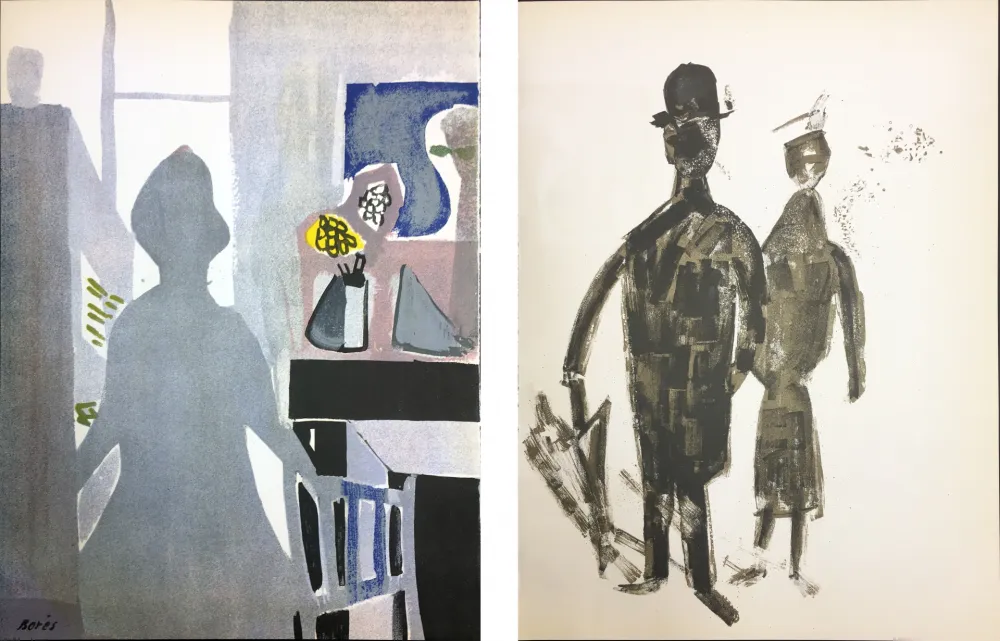 Litografia Bores - INTÉRIEUR (1952)