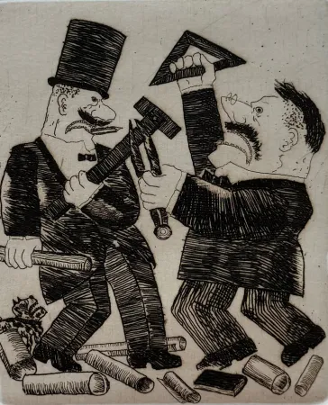 Água-Forte Borghese - Il lavoro 