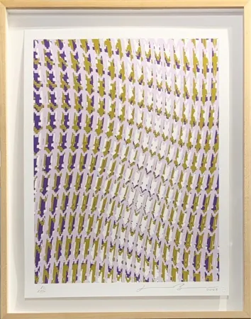 Serigrafia Borofsky - Human Structures and the Light of Consciousness for Obama from the Artists for Obama Portfolio