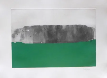 Gravura Borrell Palazón - Paisatge 1