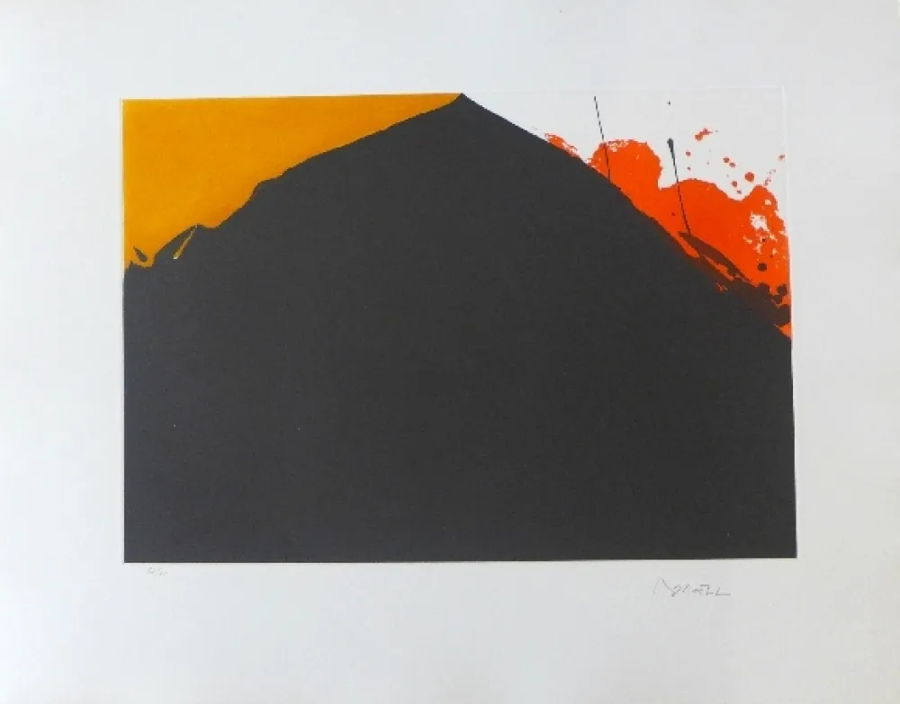 Gravura Borrell Palazón - Records de paisatge 1