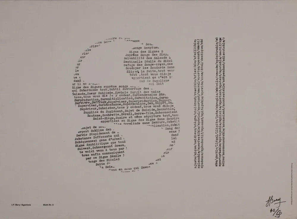 Serigrafia Bory - Agentzia, Blatt-nr. 3