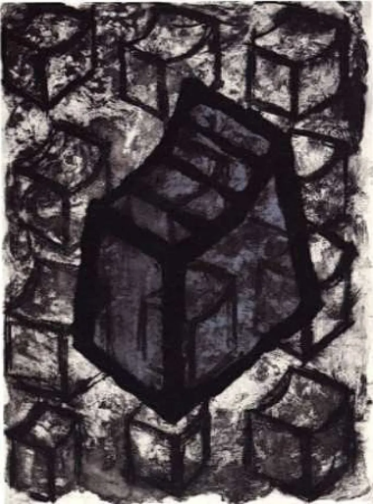 Gravura Boshier - Contained Though II. Flow