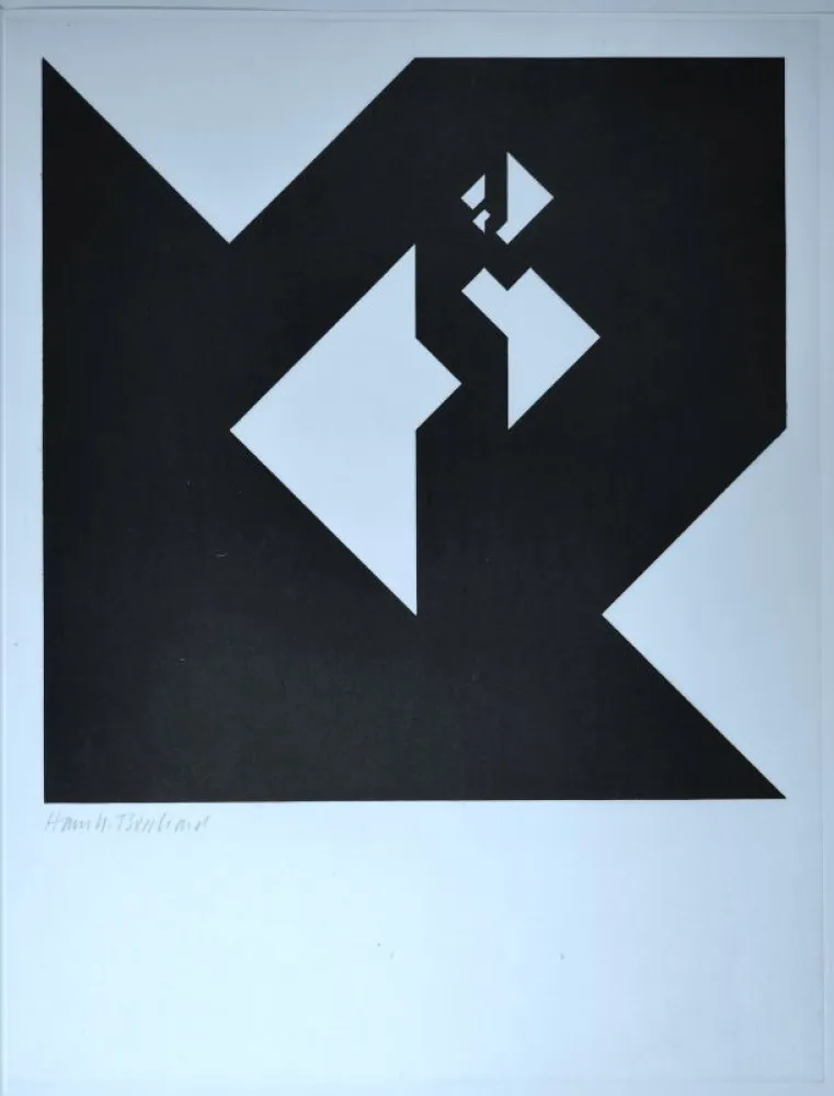 Xilogravura Bosshard - 1961 zwölf variationen über ein würfelthema - 1962 zwölf typografische konstellationen.