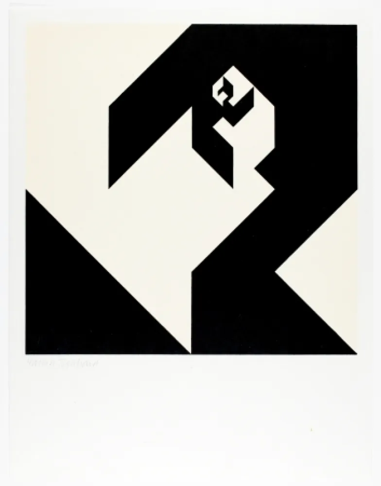 Xilogravura Bosshard - Variation 7