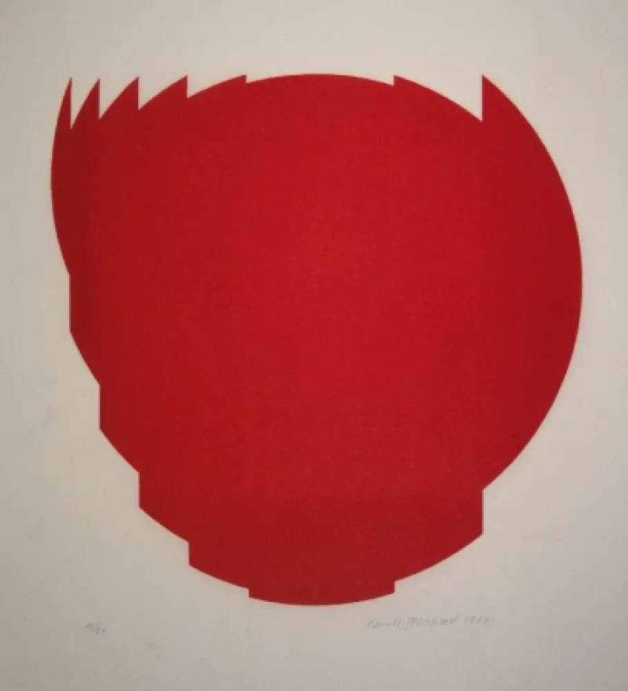 Xilogravura Bosshard - Zerlegung eines Kreises in 9 Teile