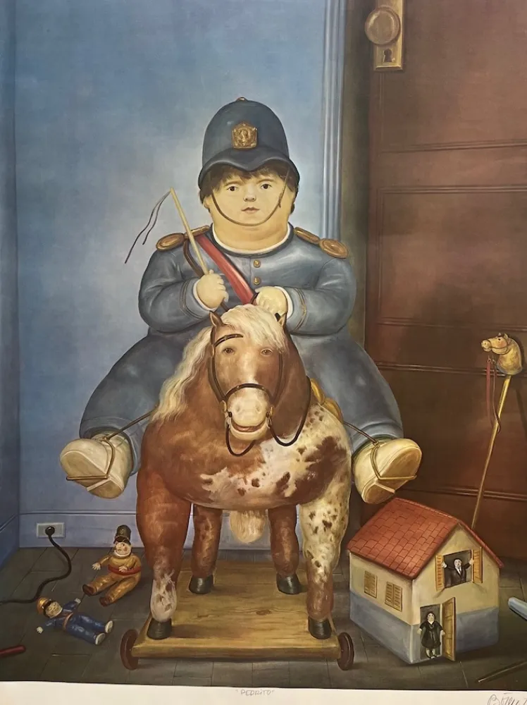 Litografia Botero - Pedrito