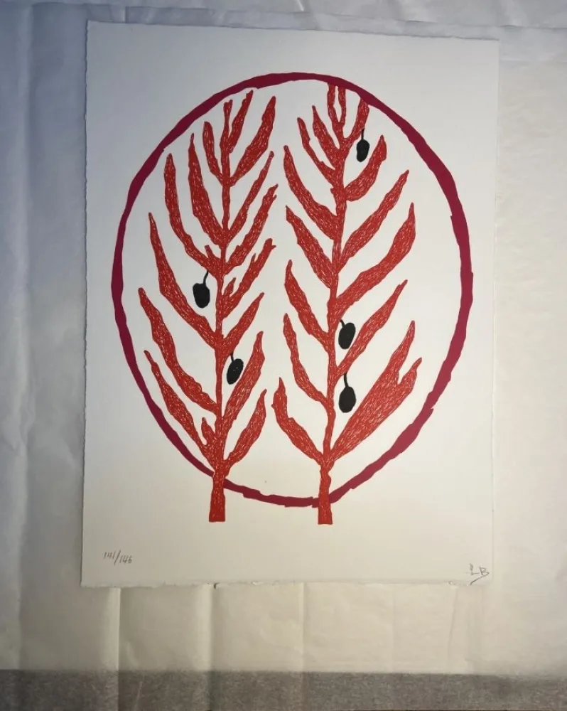 Litografia Bourgeois - Le rameau d'olivier 