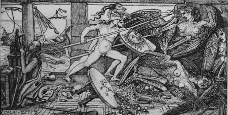 Água-Forte Bozzetti - Calai e Zete. 4 versione