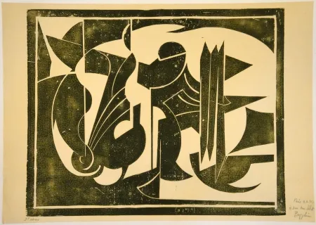 Linogravura Bozzolini - Untitled